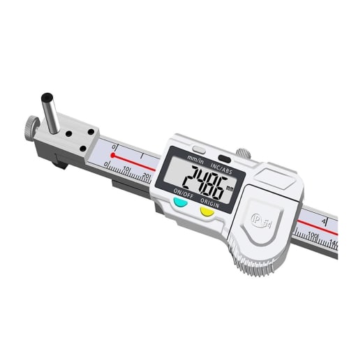 Digital Caliper Horizontal Hole Pitch Electronic Vernier Caliper Cone Probe Center Hole Distance Measuring Tool (10-300mm)