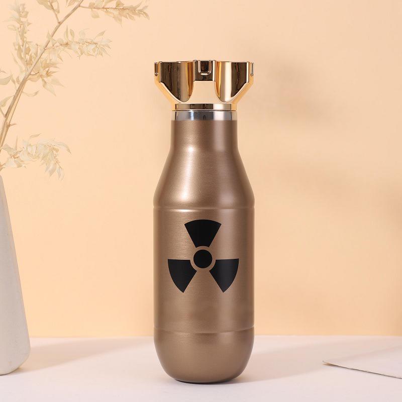 Cross-border E-commerce Bullet Stainless Steel Thermos Cup: Vacuum Water Bottle & Business Gift