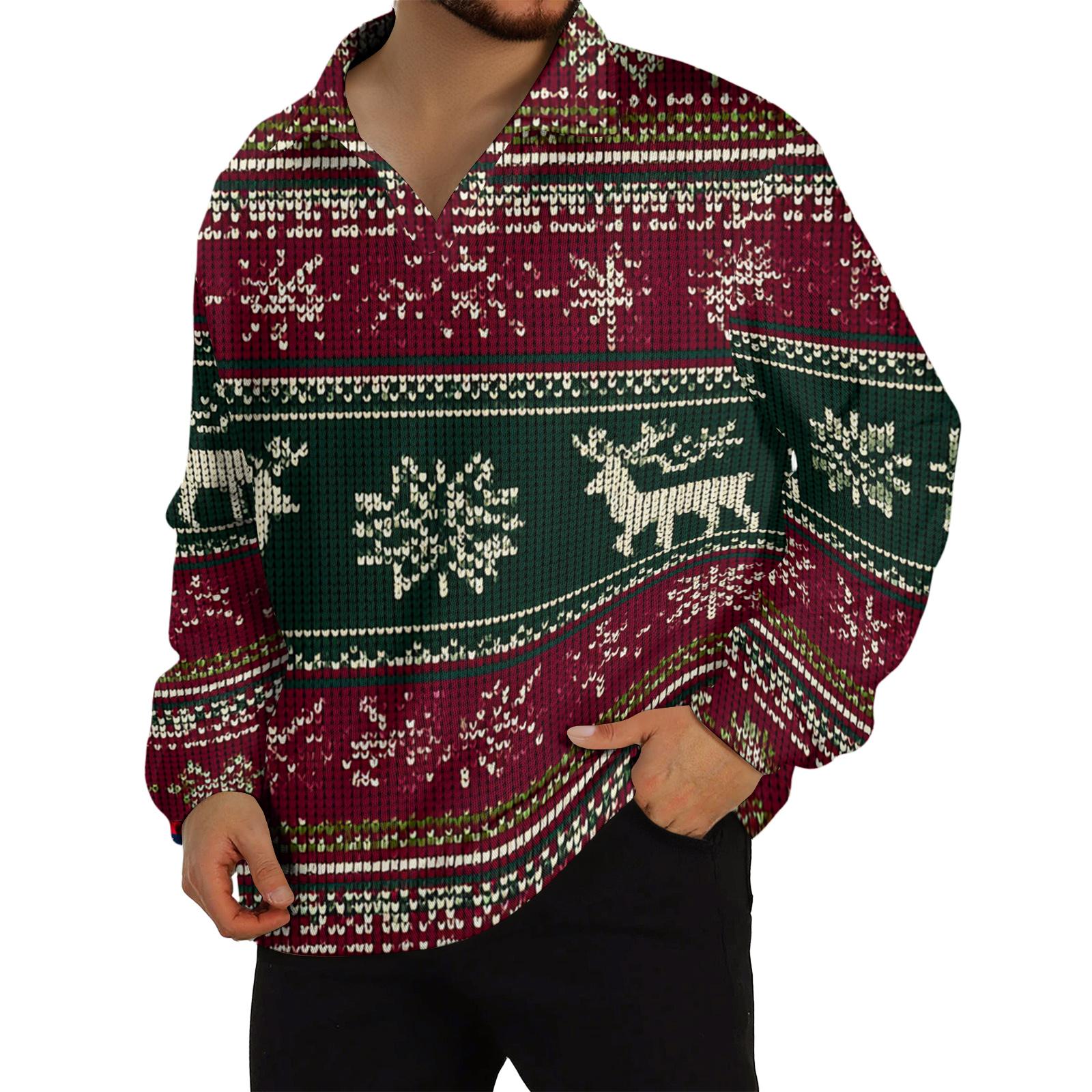 

Мужской повседневный трикотажный базовый топ с длинным рукавом и воротником XXXXL