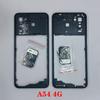 Per OPPO A5s A5Xs A15 A15s A16 A16s A36 A54 A74 A93 A57 A76 4G 5G Telaio Centrale Scocca Cornice + Pulsanti Laterali + Lente Fotocamera