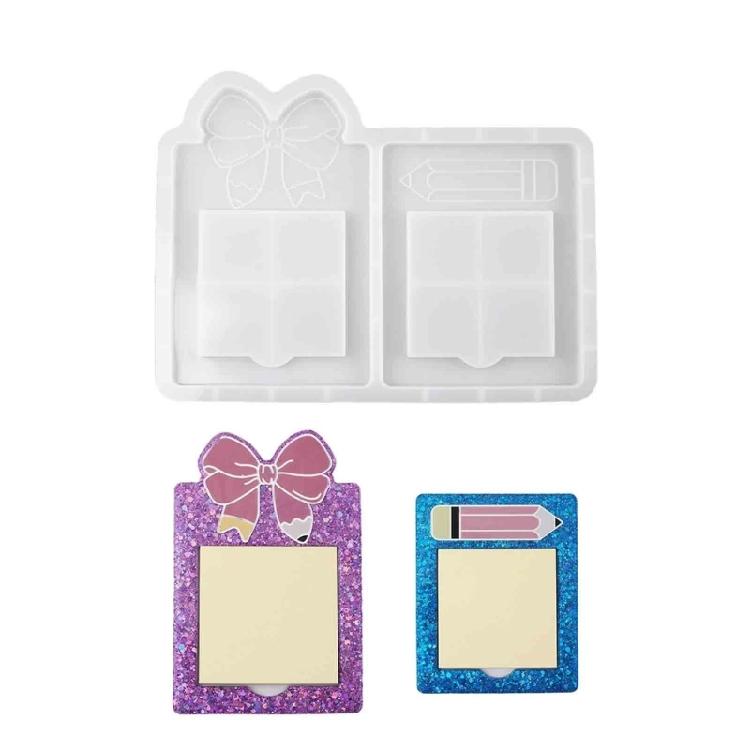 Silicone Moulds Easy Demolding Molds Sticky Note Shape Epoxy Resin Molds Sticky Note Frame Molds Suitable for Frames