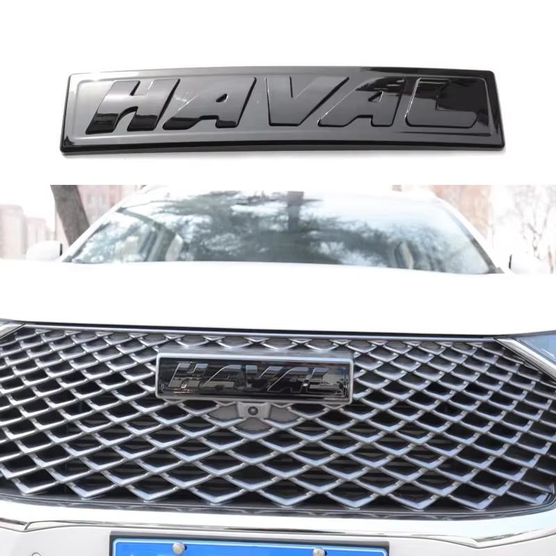 Front Emblem For GWM Haval Dargo Jolion H6 F7 F7X 2021 2022 2023 Tuning Badge Logo Stickers Grill Hood Styling Decoration