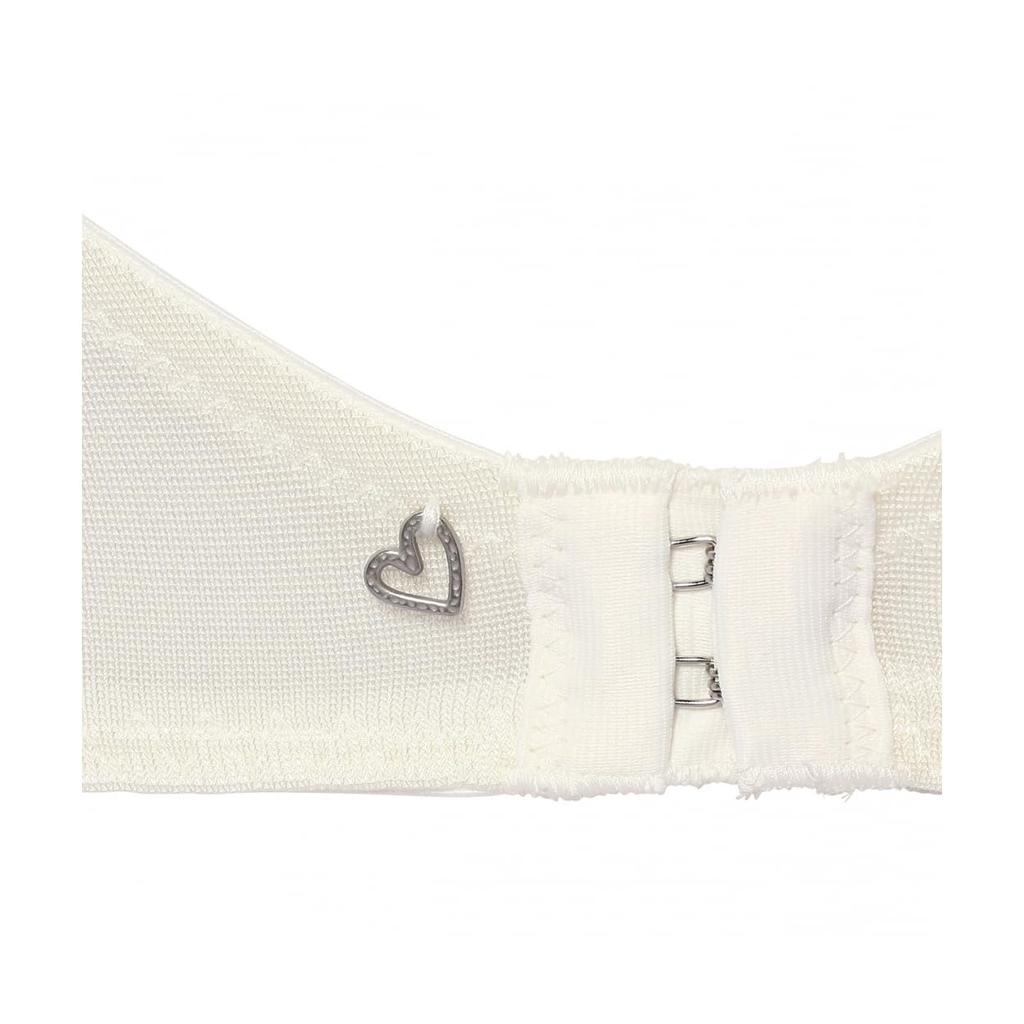 AMOSTYLE Charming Slim Line Deep V Bra Handsome Rose M015 Size F65 Glamor(R) (White)