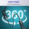 Bone Conduction Headphones, IPX8 Waterproof MP3 Swimming Headphones Underwater Music Player Built-in 32G Memory, Open-Ear Wireless Bluetooth 5.3