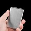 Flip Cigarette Case New Stainless Steel Pressure and Moisture-proof Personalized Fashion Design Compact Portable Goods