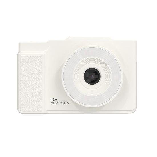 48MP digitální fotoaparát s LED přisvětlením 180stupňově výklopný displej Kompaktní design Přenosný fotoaparát Vlogging rekordér