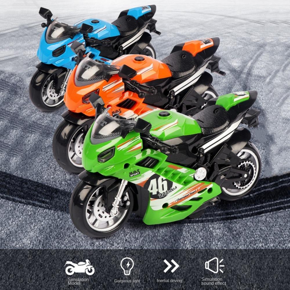 

Racing Car Model Motorcycle Racing Toy Music Mini Motorcycles Music Toy Boy Toys