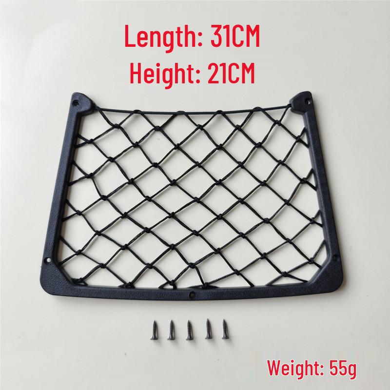 

Vehicle Mesh Storage Bag for Car, RV, or Bus - Available in Small, Medium, Large Sizes for Seat or Auditorium Use