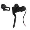 Scooter Brake Lever Black Aluminum Alloy Scooter Handbrake with Bell Folding Buckle for Xiaomi M365 1S PRO PRO2