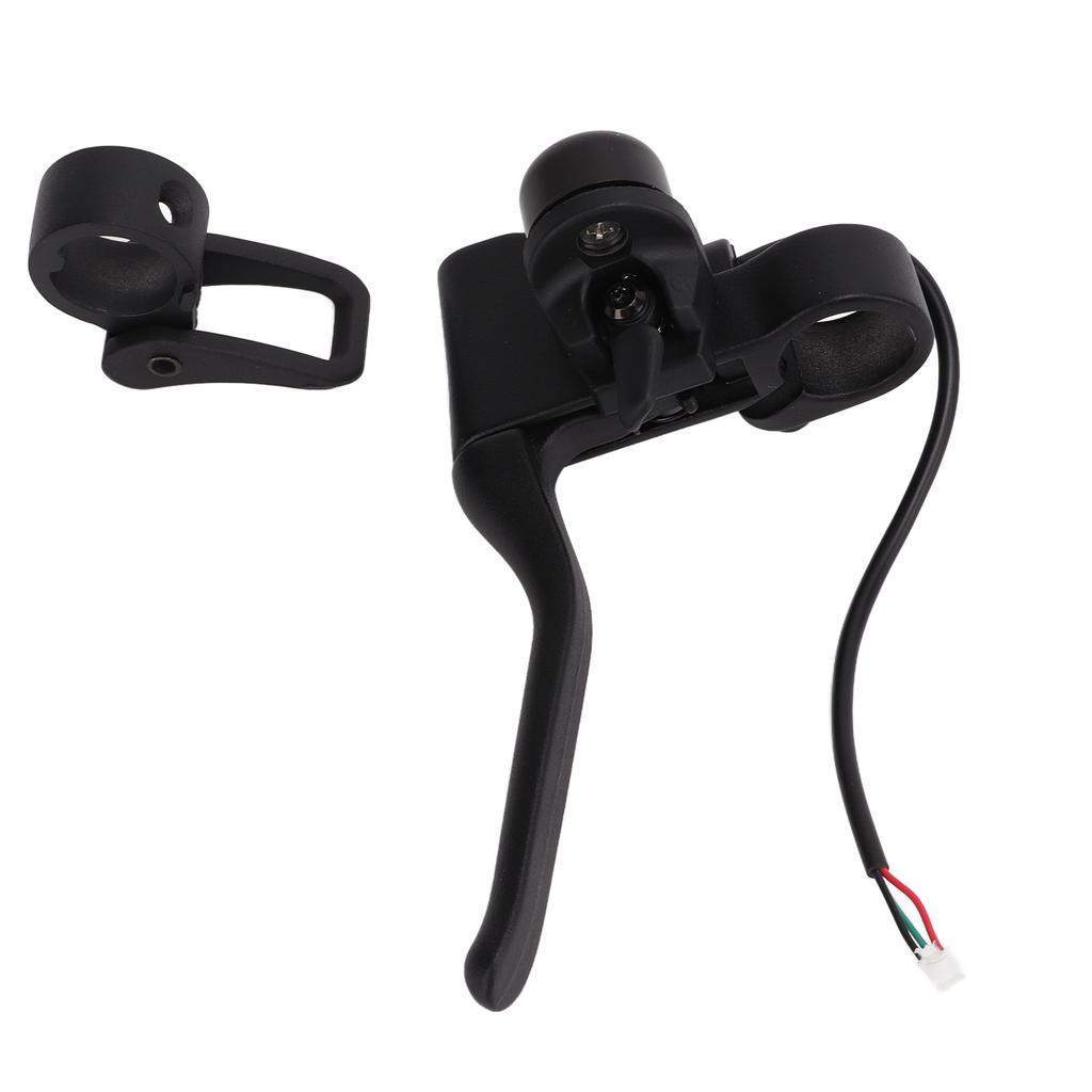 Scooter Brake Lever Black Aluminum Alloy Scooter Handbrake with Bell Folding Buckle for Xiaomi M365 1S PRO PRO2
