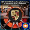 4 ks 65MM Auto Znak Odznak Krytky Středových Krytů Koleček Pro Porsche Boxster Cayenne Panamera Macan Cayman 911 918 996 917 991