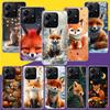Tier Fuchs Handyhülle Für Xiaomi Redmi Note 15 14 13 12S 12 Pro Plus 11S 11E 11 11T 10S 10 Kunst Weiches Muster Cover Redmi Note 14
