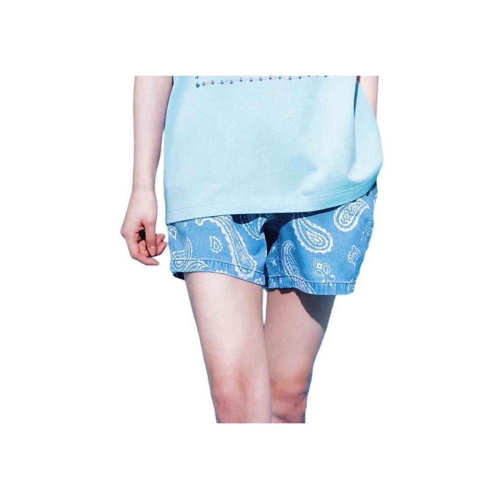 New MLB PAISLEY Paisley Collection MONOGRAM New York Yankees Casual Shorts Women's Blue 3FDPI0133-50SBL