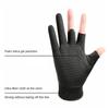 New Ice Silk Fishing Gloves Breathable Anti-Slip Three Finger Cut Gloves Sunscreen Thin 3 Finger Glove Fish Equipment
