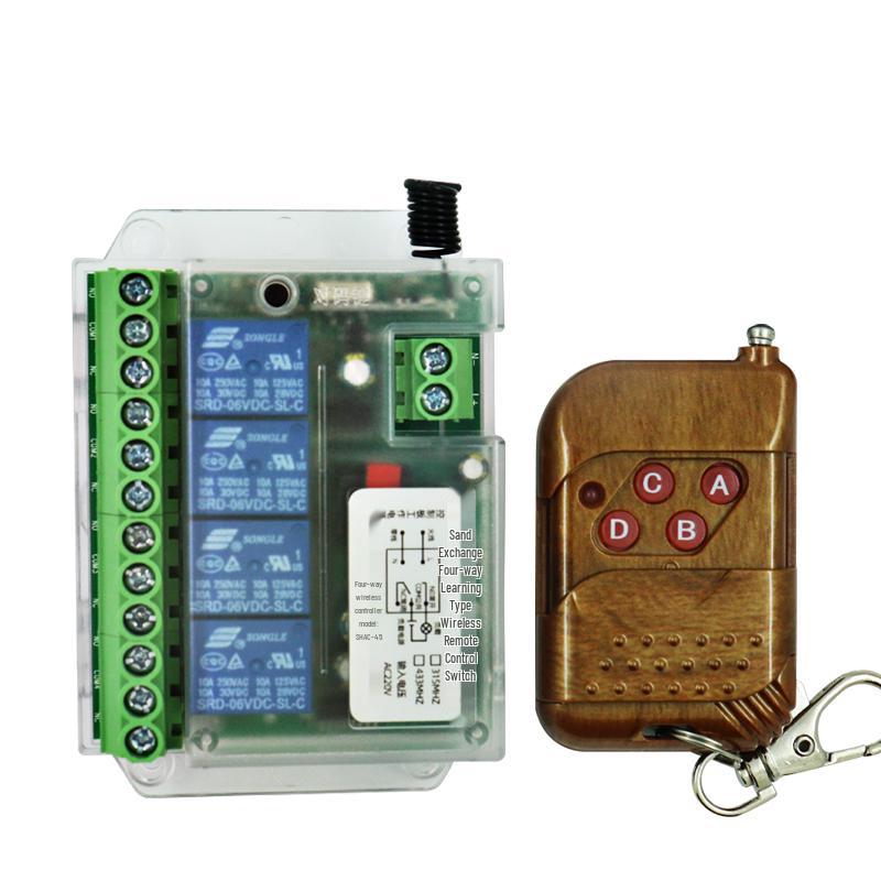 220V Multifunctional Wireless Remote Control Switch & Smart Receiver