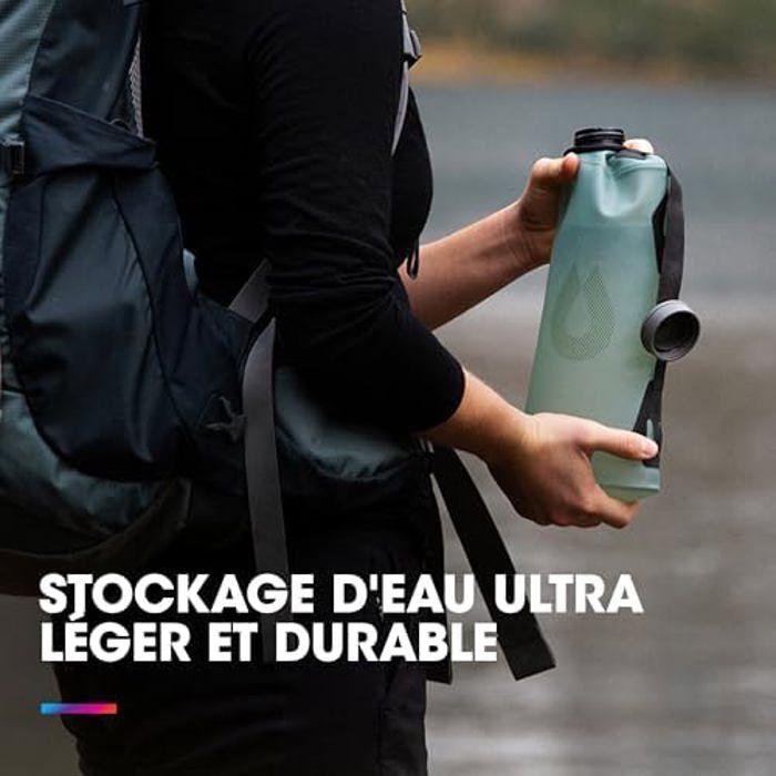 Réservoir d'eau pliable - HYDRAPAK - Seeker - 2L, 3L, 4L ou 10L - Sans BPA - Léger et durable
