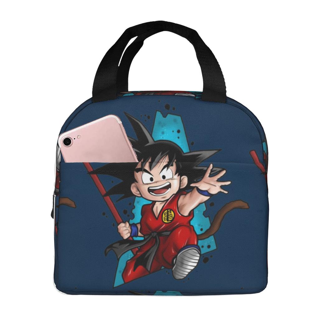 Custom DBZ Dragons Goku Ball Thermal Insulated Lunch Bag Women Men Warrior Resuable Lunch Tote for Outdoor Camping Travel
