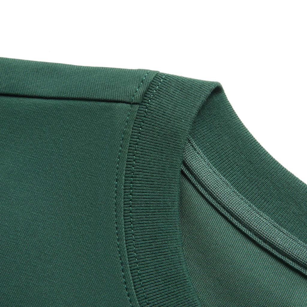 Li Ning Cooling Tea T Loose Moisture Wicking Round Neck Short Sleeve T-Shirt Men Tops Maple-Green AHSU709-7