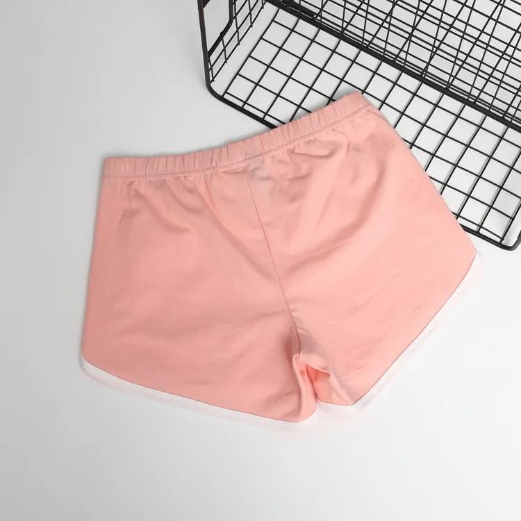 

Спортивные шорты женские летние яркие цвета анти-пустые узкие шорты повседневные женские пляжные шорты с эластичной резинкой на талии Correndo XL розовый