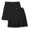 Amazon Essentials 2-Piece Pleated Skirt with Inner Pants, Girls' Black, Sizes 145-150