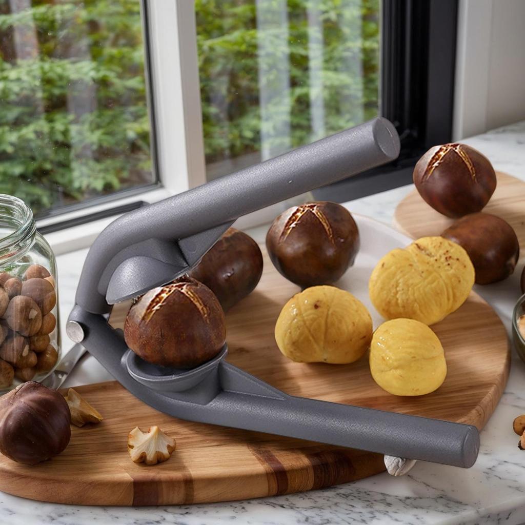 Chestnut Opener Quick Clip Walnut Pliers Cutter Opener Nut Cracker Sheller Kitchen Tools Multifunctional Nut Cracker