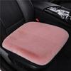 Almofada de Assento de Carro de Inverno Bispeed T5 SUV - Pelúcia Grossa, Design Sem Laços