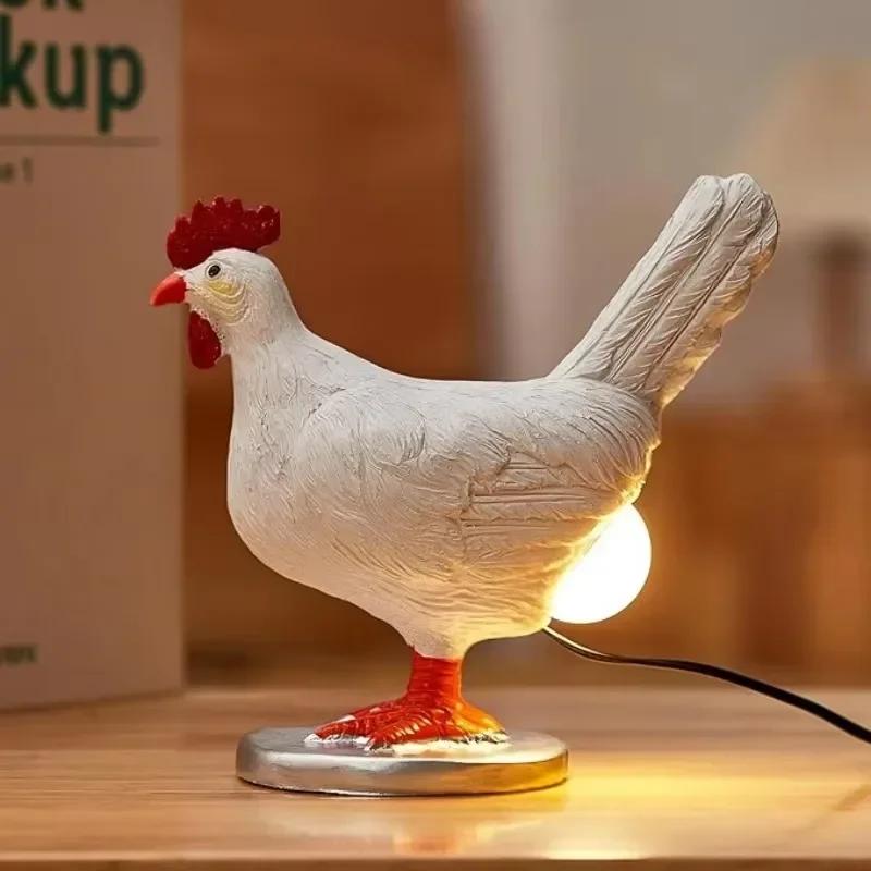 Duck Egg Lamp Chicken Easter Night Lamp Simulated Animal Carnival Party Chick Ornament Birthday Gift Home Decor Table Night Lamp