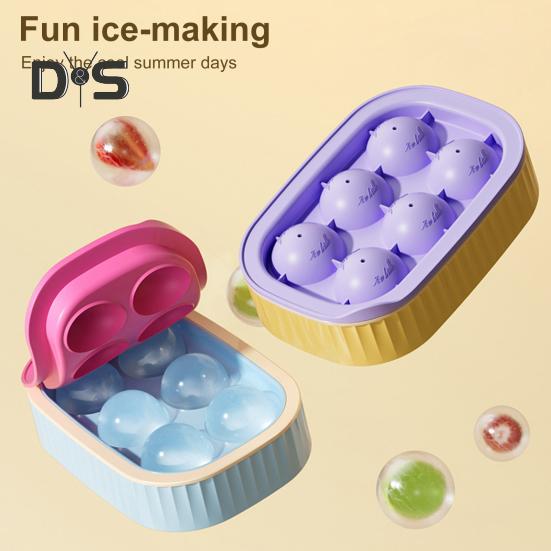 Eishockeyform, wiederverwendbarer sphärischer Eisblock-Maker, leicht zu lösende Eisschale für Whisky-Cocktails, Schokolade, Süßigkeiten, Gelee