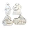 DIY Dinosaur Silicone Molds Triceratops Shape Fondant Mold Biscuit Cookie Baking Mold Chocolate Decor Handmade Mold