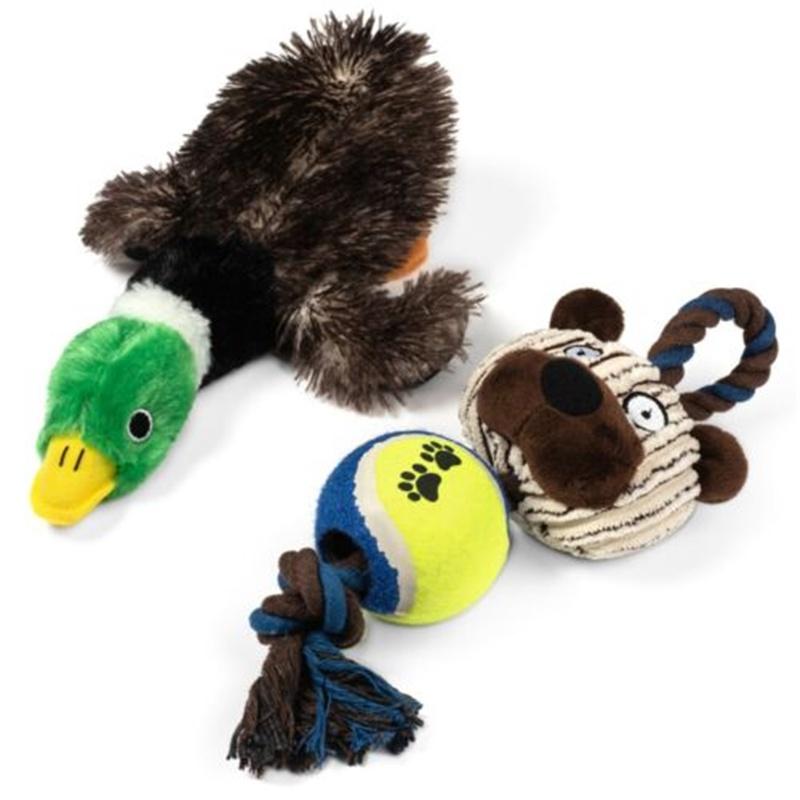 Soft And Cuddly Plush Dog Toys With Squeakers Ideal For Teething Dogs