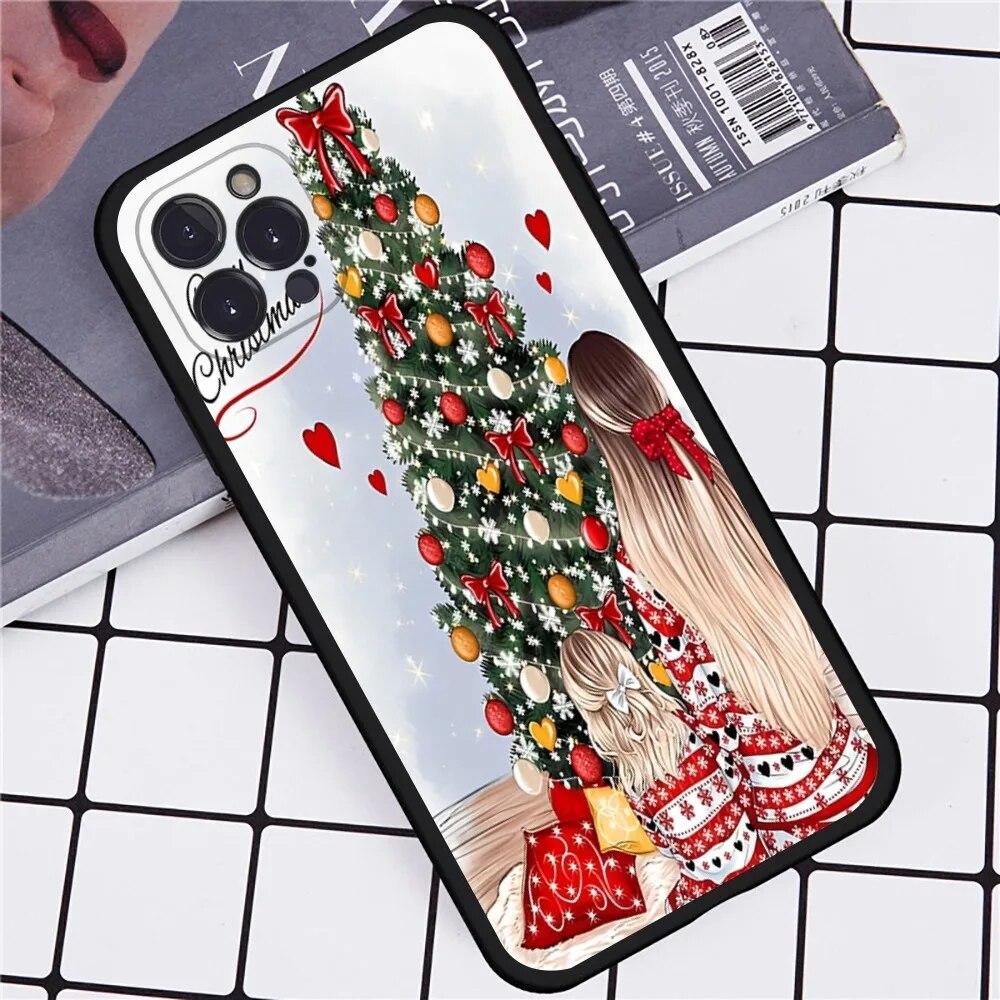 Frohe Winter Weihnachten Handyhülle für iPhone Samsung Galaxy Redmi Xiaomi Oppo OnePlus Note SA 7 8 9 10 11 12 13 14 20 21 22 23 53 54 Pro Max Ultra