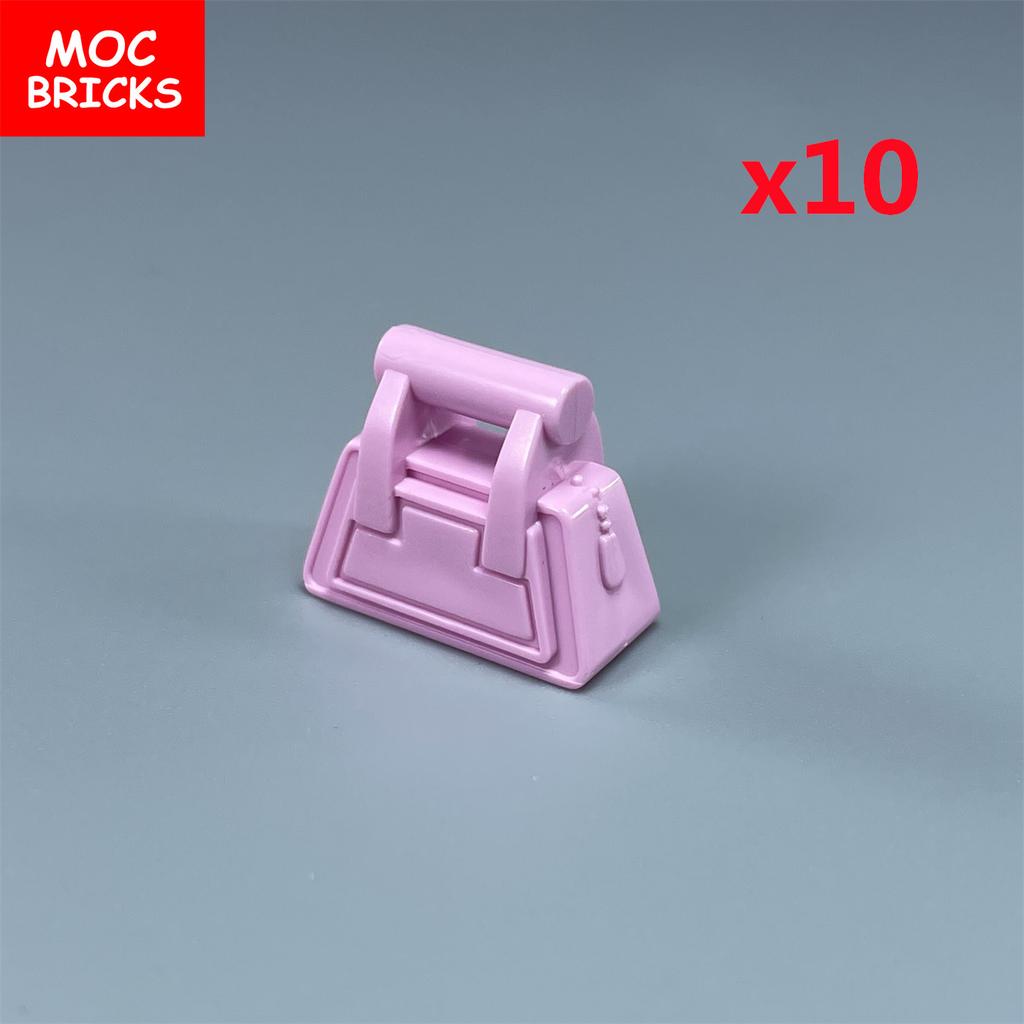 MOC Bricks Handbag Bag Backpack For Building Blocks Accessories 93091 Assembles Particles Children's Toys
