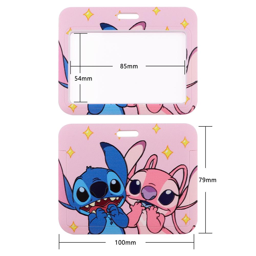 Cute Planet Plushie ID Card Holder with Slide Case & Lanyard for Phone and Access Cards