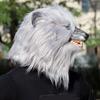 Cute plush animal Husky head mask latex Husky mask for Halloween cosplay Funny party props