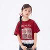 Xiaoyinman Girls' Pomegranate Print Short Sleeve T-Shirt