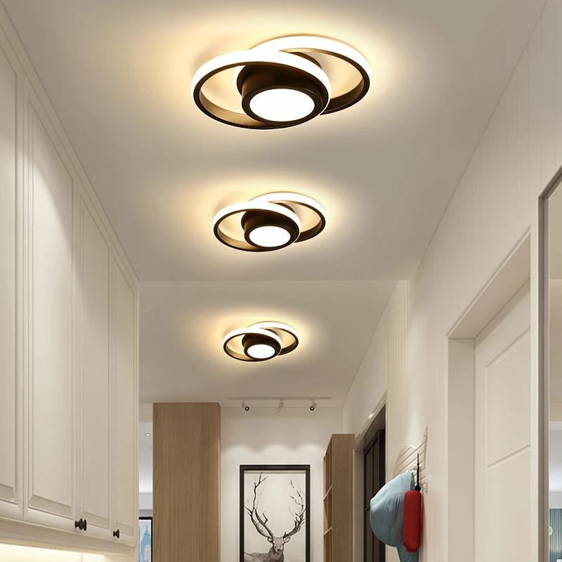 Decorazione dell'hotel Plafoniere moderne per corridoi a LED Illuminazione domestica Montaggio superficiale a LED per luci d'ingresso del soggiorno