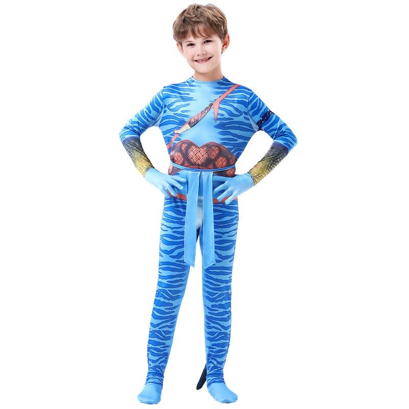 Cosplay Avatar Kids Clothes Stage Costumes Hero Adult One-piece Tights Outfits