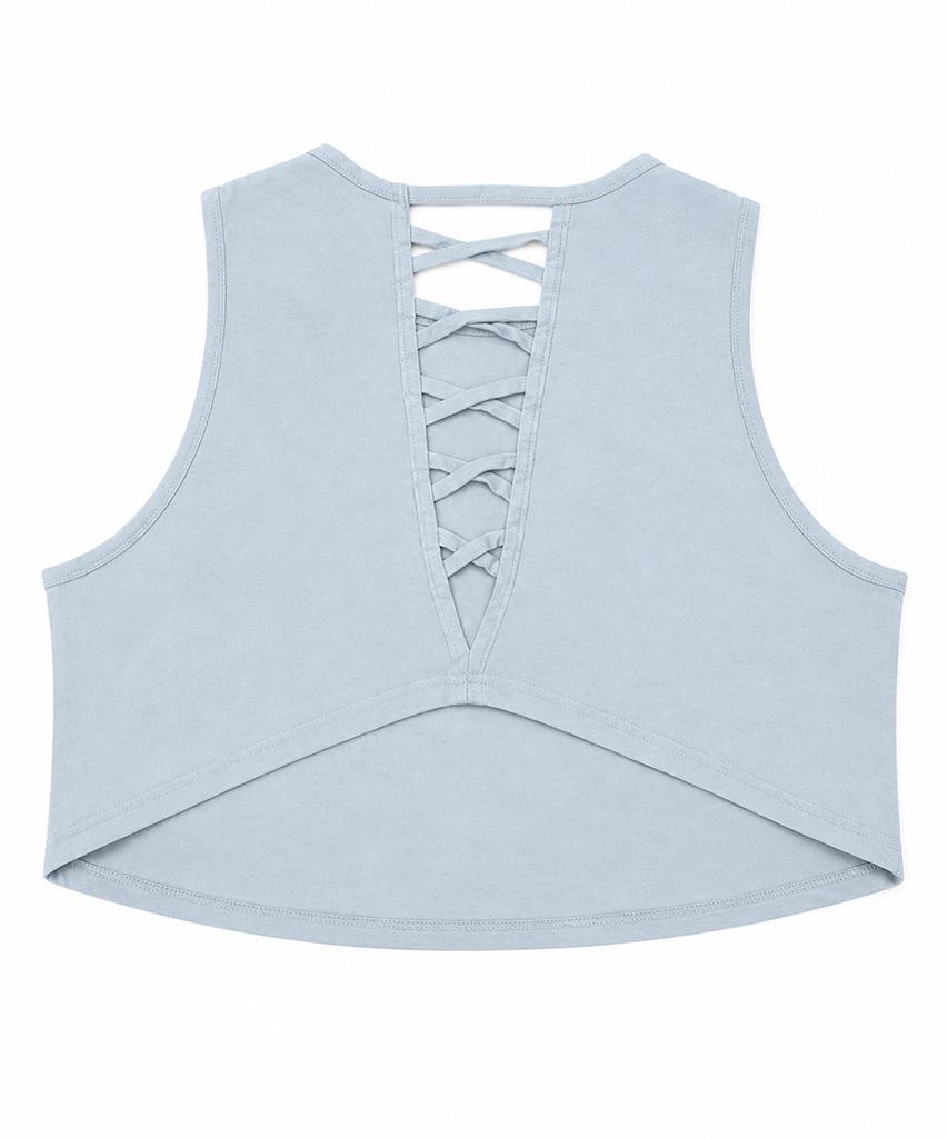 BLUEGRAIN Open-Back Strap Sleeveless [Soda]