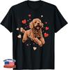 Goldendoodle Love Heart On Golden Doodle Lover T-Shirt