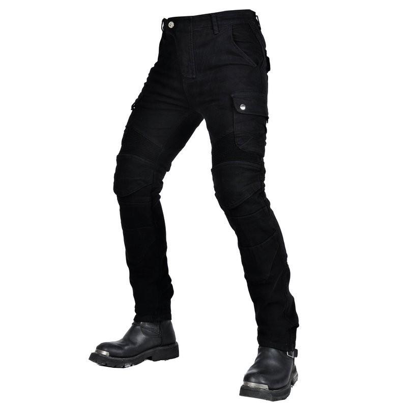 Mens Kevlar Motorcycle Riding Pants With Silicone Armor Protection Tactical Outdoor Motorbike Trousers