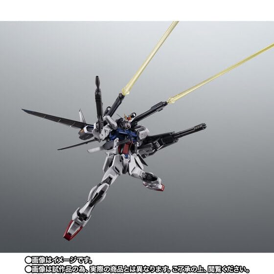ROBOT Spirits <SIDE MS> GAT-X105 Strike Gundam (Regenerated) + I.W.S.P. Ver. A.N.I.M.E. Approximately 125mm PVC & ABS Painted Movable Figure