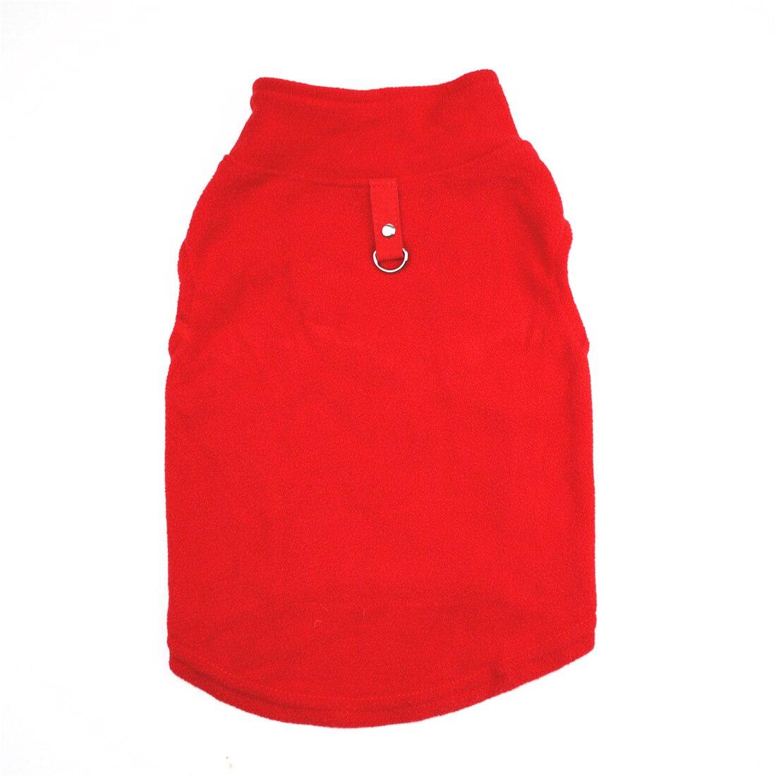 

Мягкая флисовая одежда для собак, жилет для щенков, пальто с цветной сеткой, повседневная одежда для домашних животных, свитер для маленьких и средних собак с вычетом тяги 3XL красный