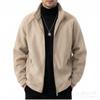 Men's Jacket with Stand Collar, Warm Outdoor Coat for Fall and Winter