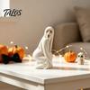 Small Ghost Sculpture Funny Halloween Booty Figurine, 3D Printed Quirky Statue, Spooky Room Decor Hilarious Desktop Decoration for Home Office