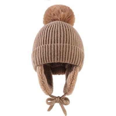 New Autumn/Winter Knitted Children's Hats: Cozy, Ear-Protecting Wool Caps for 2-8years