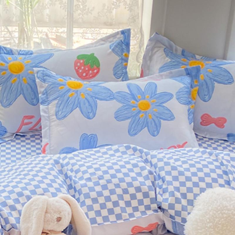 Thickened 48x74cm Pillowcase for Men and Women - Single Piece Cover for Dormitory