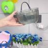 Стеллаж для хранения большой вместимости, настенная корзина для мусора, многофункциональная маленькая подвесная корзина, ванная комната