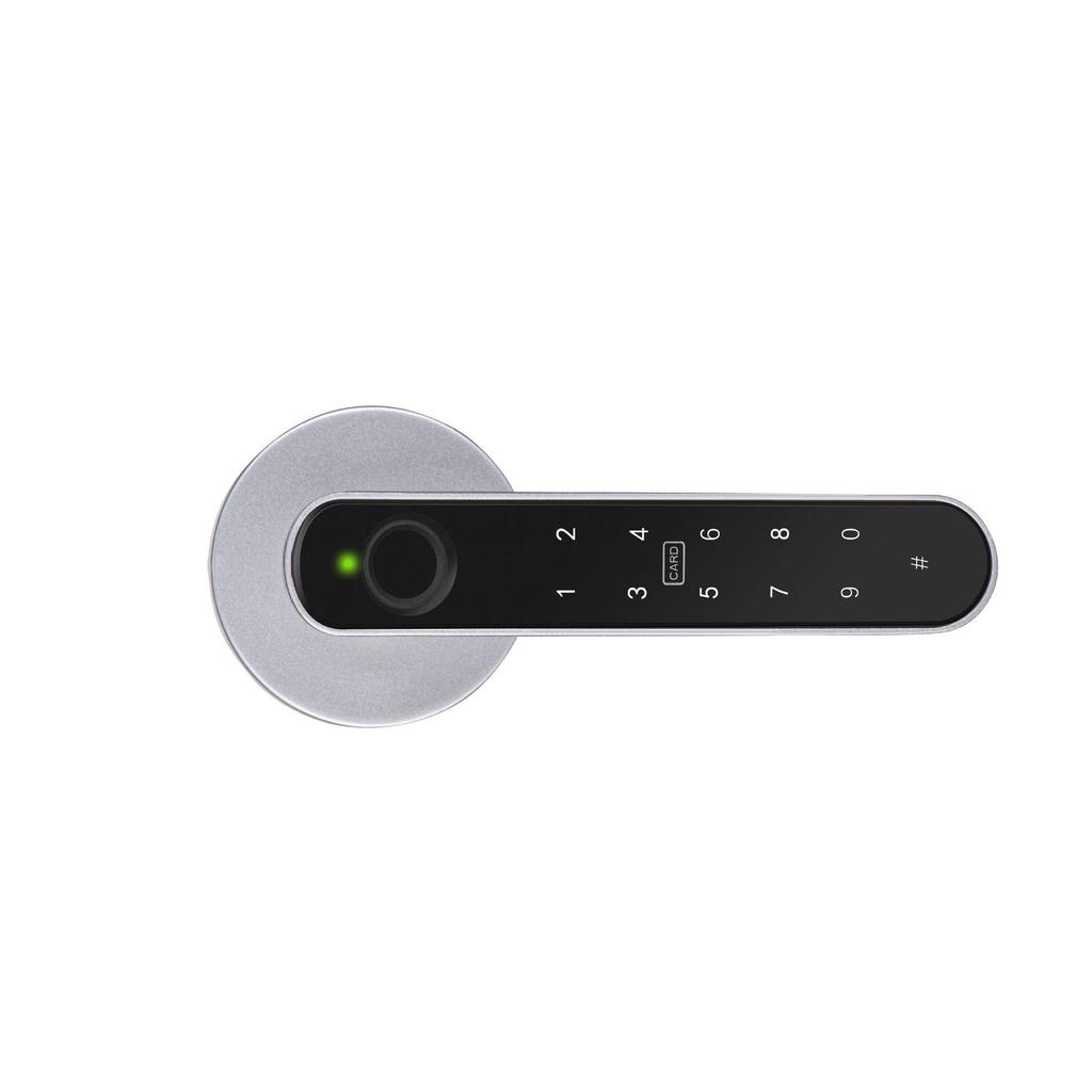 Fingerprint Smart Lock for Interior Wooden Doors with Keypad