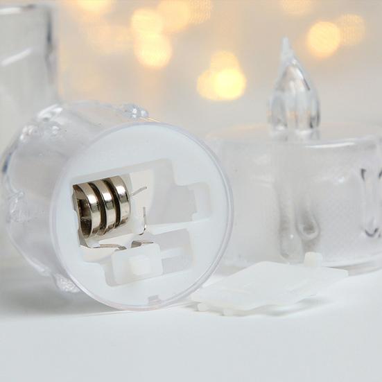 24Pcs LED Electronic Candle Safe Realistic Flameless Battery-powered Candle Light for Home Festival Decoration