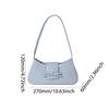Sweet Bow Y2K Purse PU Leather Clutch Purse with Zipper Retro Shoulder Bag Girls Trendy Causal Underarm Pouch Women Handbag